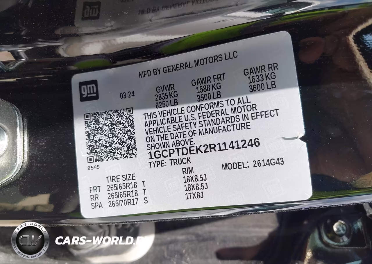 2024 Chevrolet Colorado 4Wd Z71 VIN:1GCPTDEK2R1141246 - 9