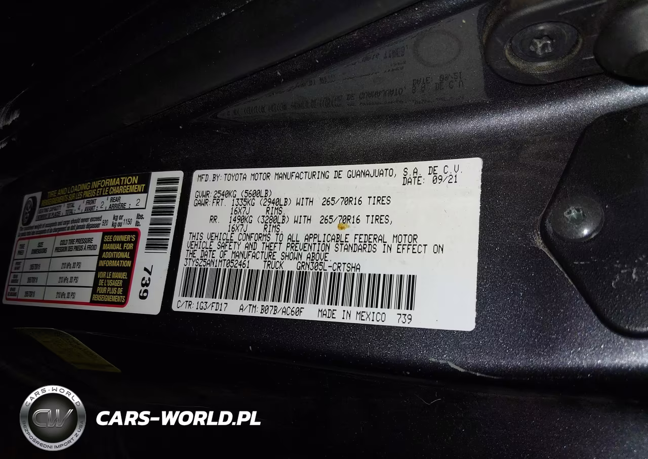 2021 Toyota Tacoma Trd Off-Road VIN:3TYSZ5AN1MT052461 - 9