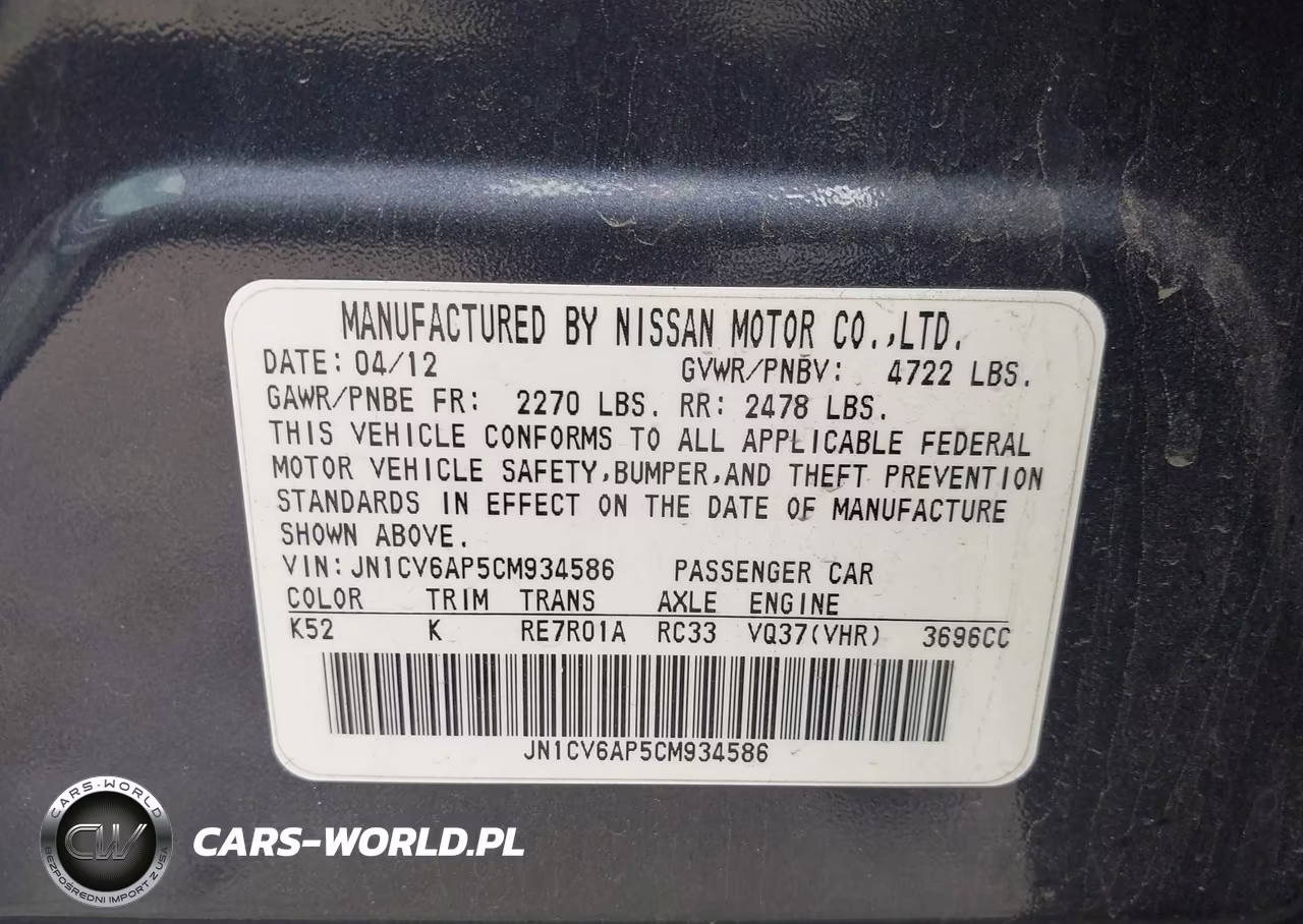 2012 Infiniti G37 Journey VIN:JN1CV6AP5CM934586 - 9