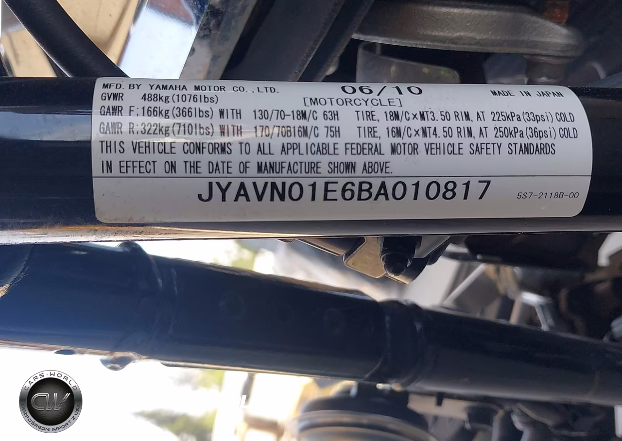 2011 Yamaha Xvs950 A-Ct VIN:JYAVN01E6BA010817 - 10