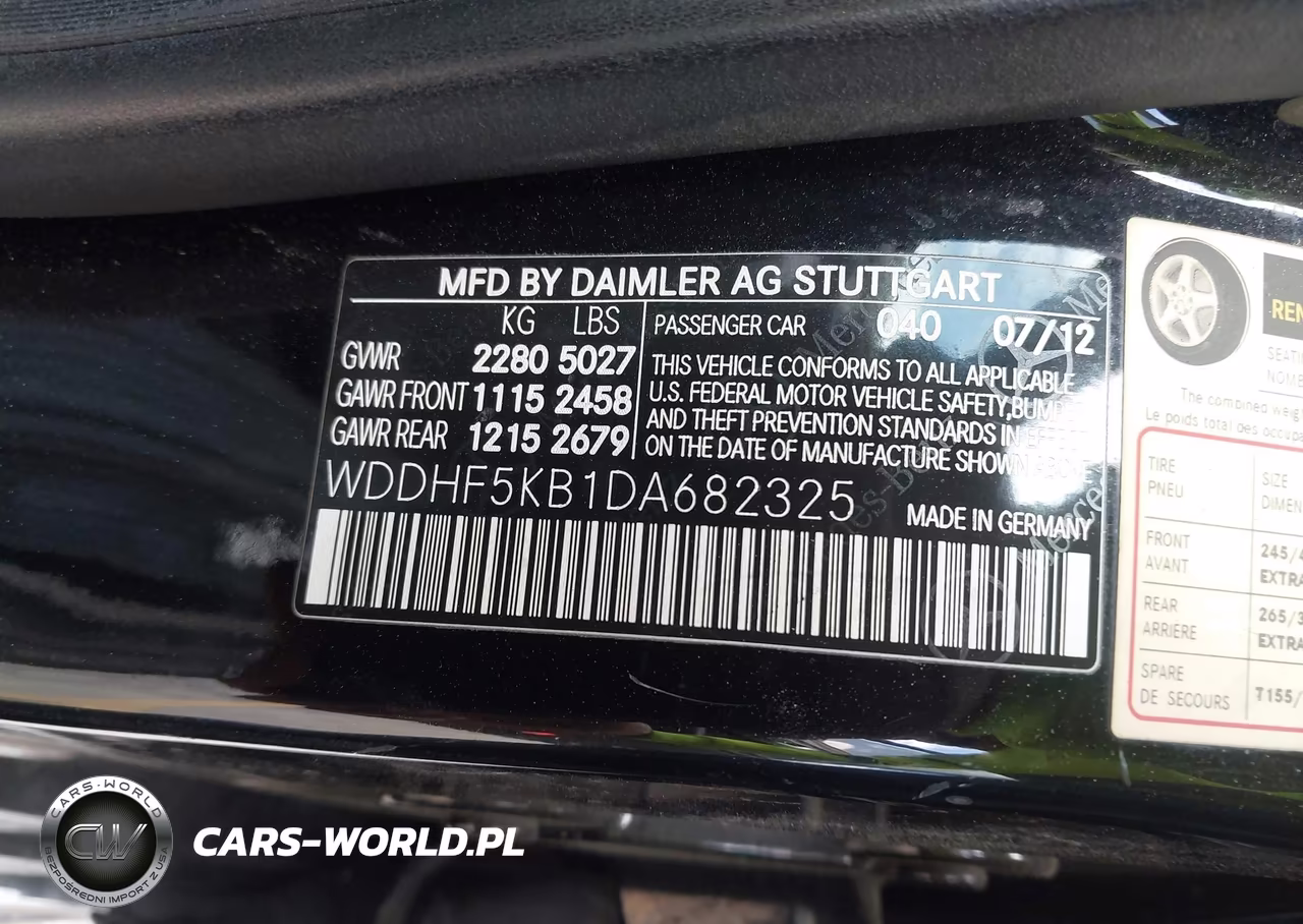 2013 Mercedes-Benz E 350 VIN:WDDHF5KB1DA682325 - 9