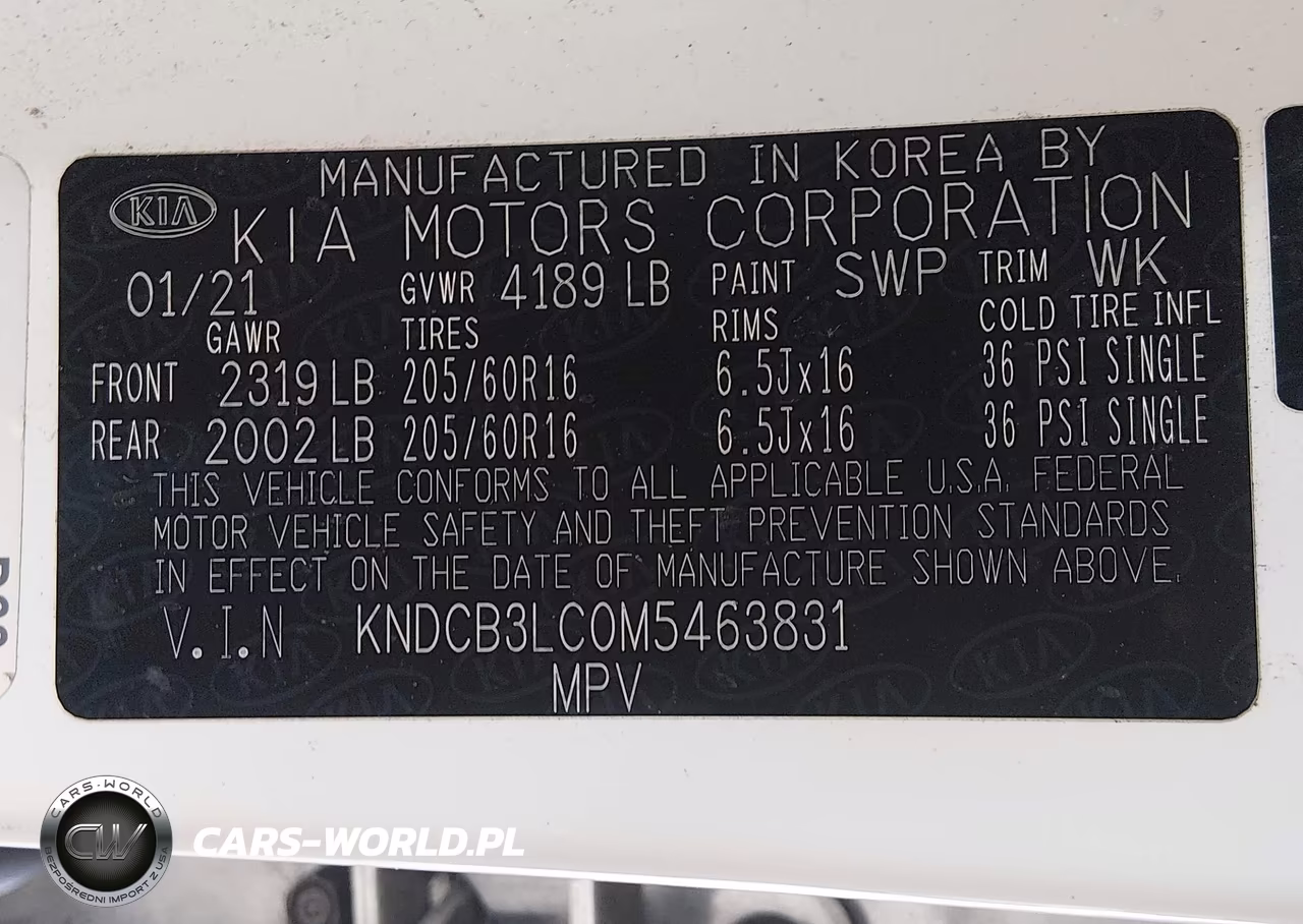 2021 Kia Niro Lxs VIN:KNDCB3LC0M5463831 - 9
