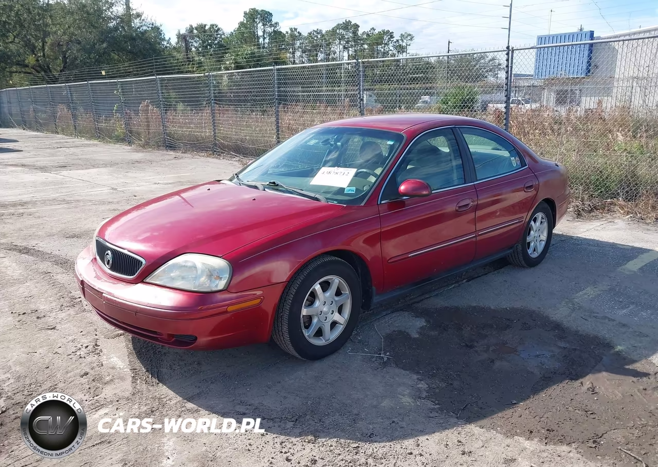 2002 Mercury Sable Gs VIN:1MEFM50U12A643449 - 2