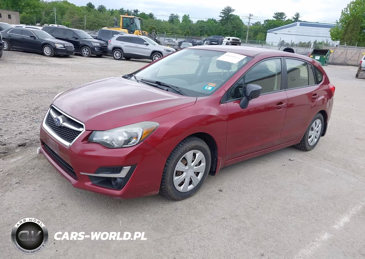 2016 Subaru Impreza 2.0I VIN:JF1GPAA66GH287509 - 2