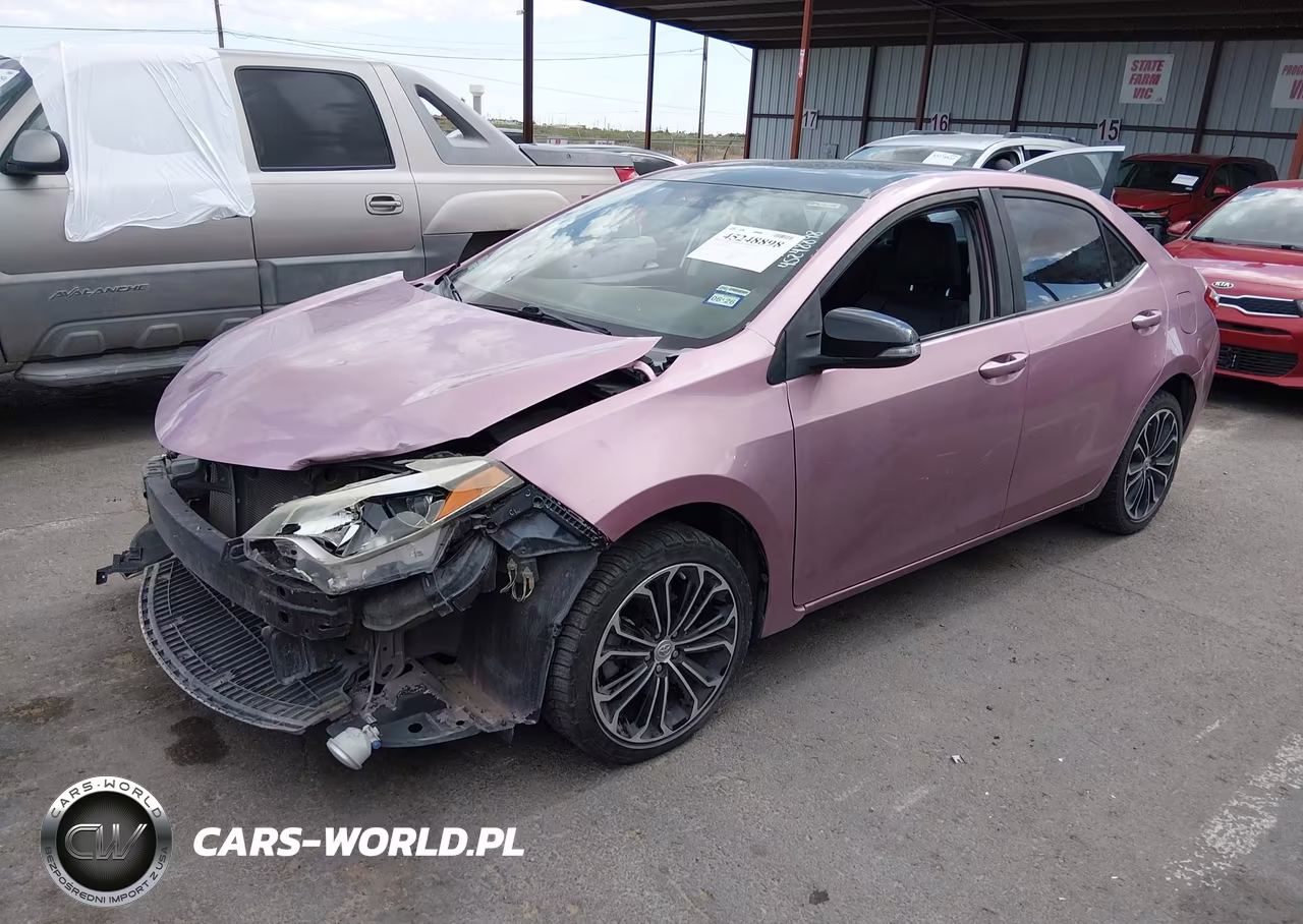 2016 Toyota Corolla S Plus VIN:5YFBURHE8GP523851 - 2