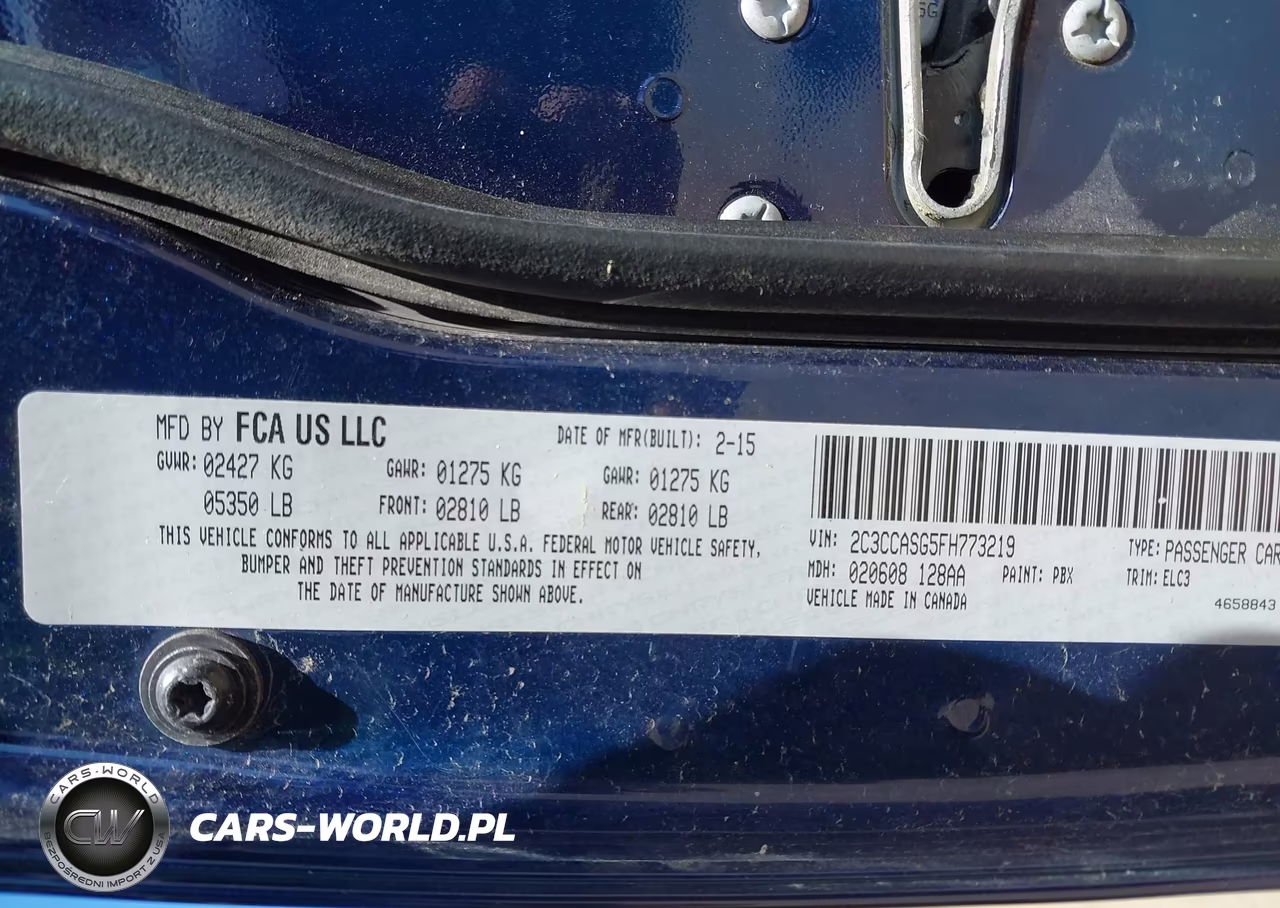 2015 Chrysler 300C Platinum Awd VIN:2C3CCASG5FH773219 - 9