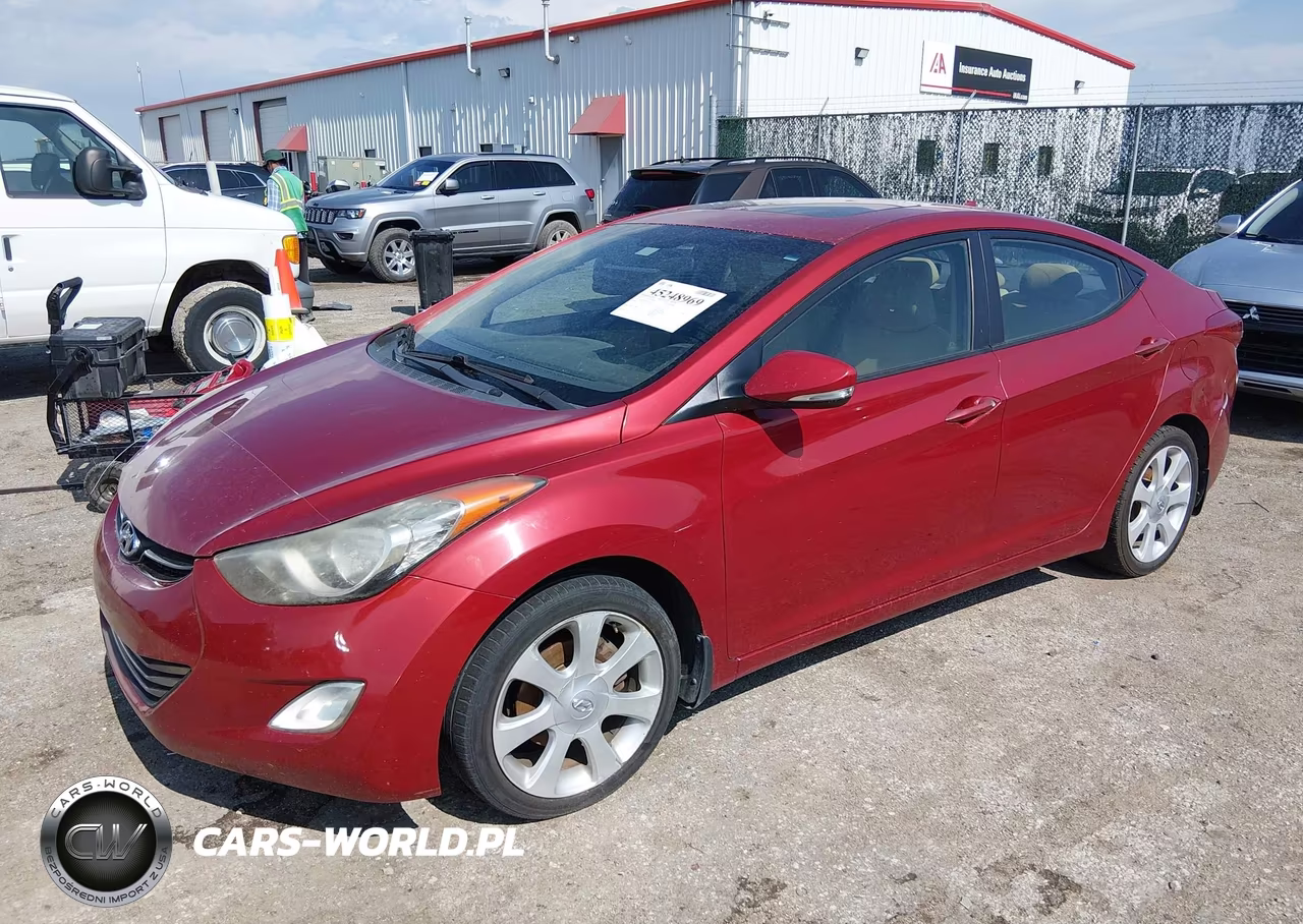2012 Hyundai Elantra Limited (Ulsan Plant) VIN:KMHDH4AE0CU456178 - 2