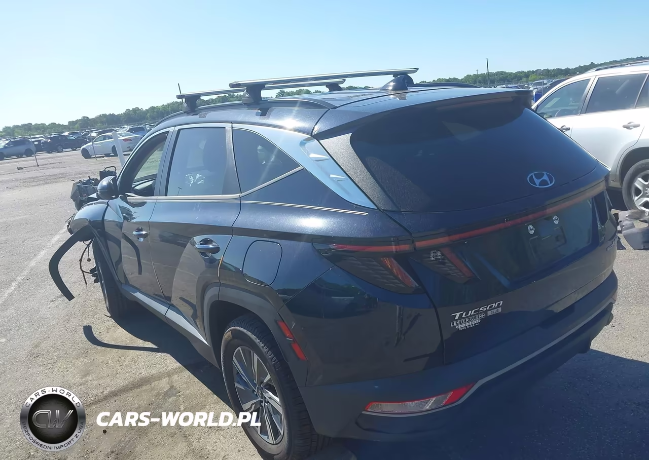 2022 Hyundai Tucson Hybrid Blue VIN:KM8JBCA1XNU024583 - 3