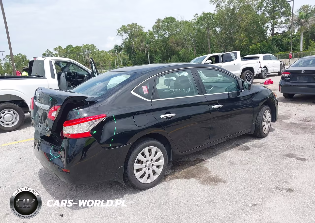 2014 Nissan Sentra S VIN:3N1AB7AP7EL697683 - 4