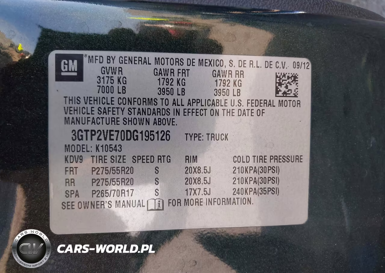 2013 GMC Sierra 1500 Sle VIN:3GTP2VE70DG195126 - 9