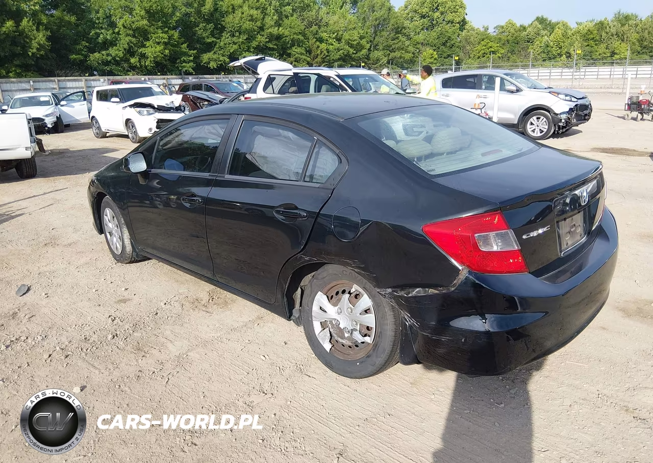 2012 Honda Civic Lx VIN:2HGFB2F5XCH564677 - 3