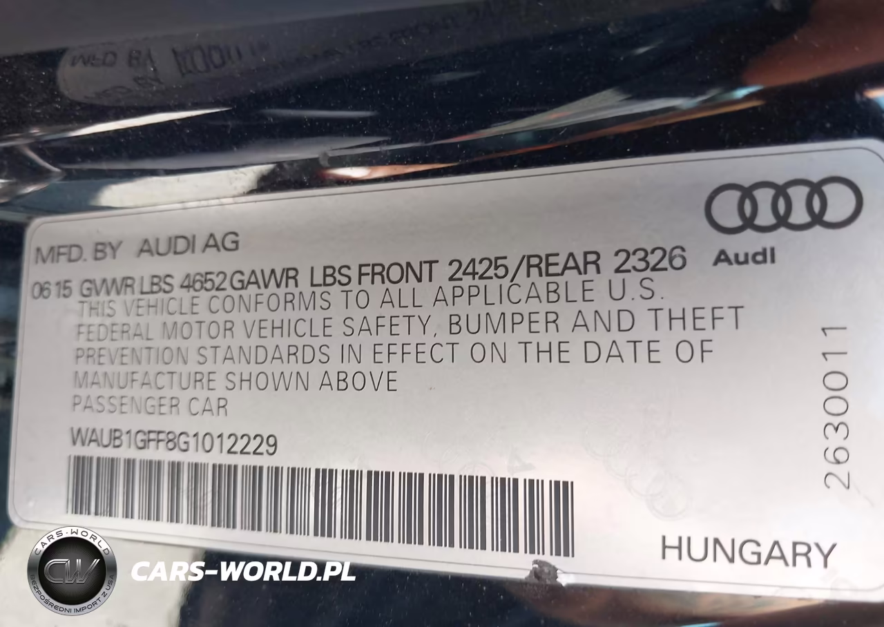 2016 Audi S3 2.0T Premium Plus VIN:WAUB1GFF8G1012229 - 9