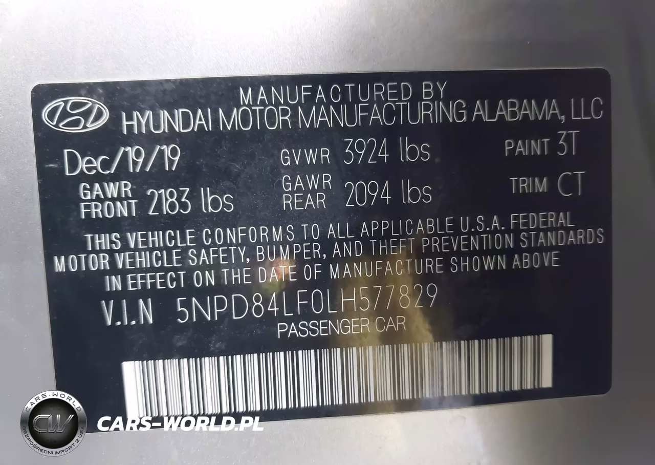 2020 Hyundai Elantra Sel VIN:5NPD84LF0LH577829 - 9