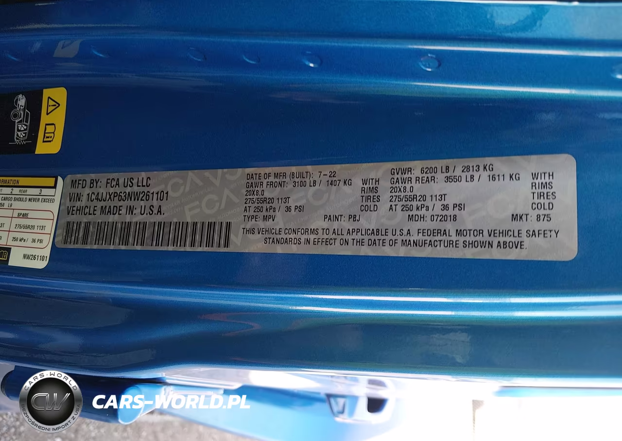 2022 Jeep Wrangler 4Xe Unlimited High Altitude 4X4 VIN:1C4JJXP63NW261101 - 9
