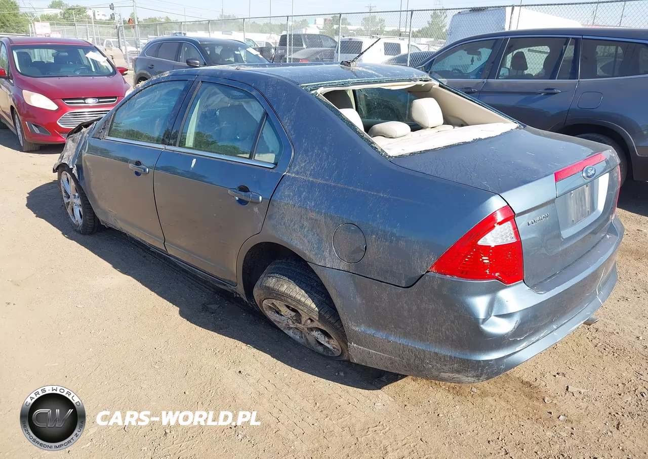2012 Ford Fusion Se VIN:3FAHP0HA1CR262907 - 3