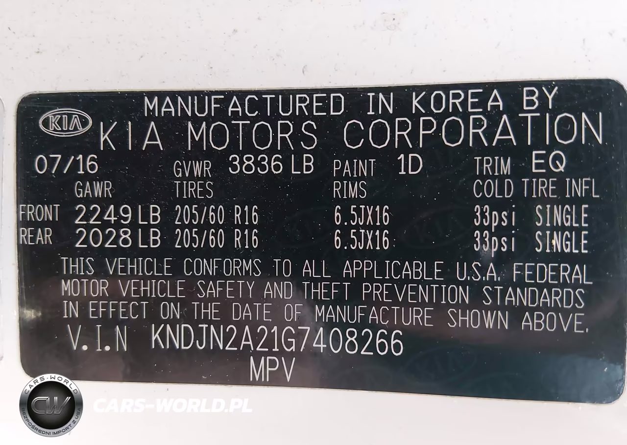 2016 Kia Soul VIN:KNDJN2A21G7408266 - 9