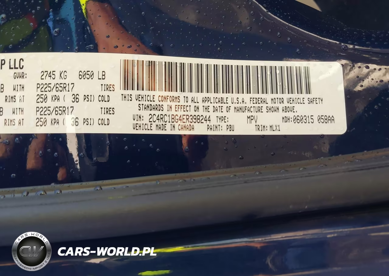 2014 Chrysler Town & Country Touring VIN:2C4RC1BG4ER398244 - 9