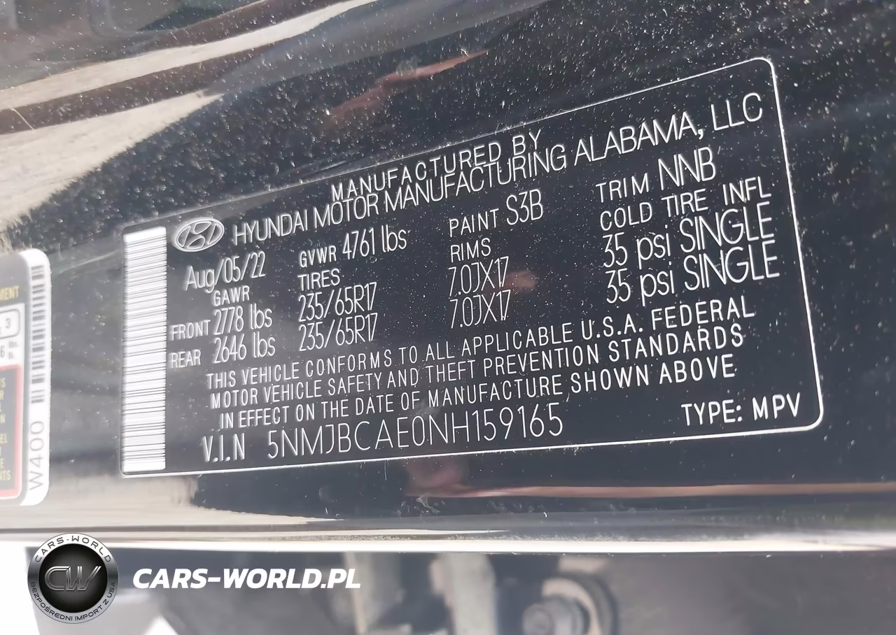 2022 Hyundai Tucson Sel VIN:5NMJBCAE0NH159165 - 9
