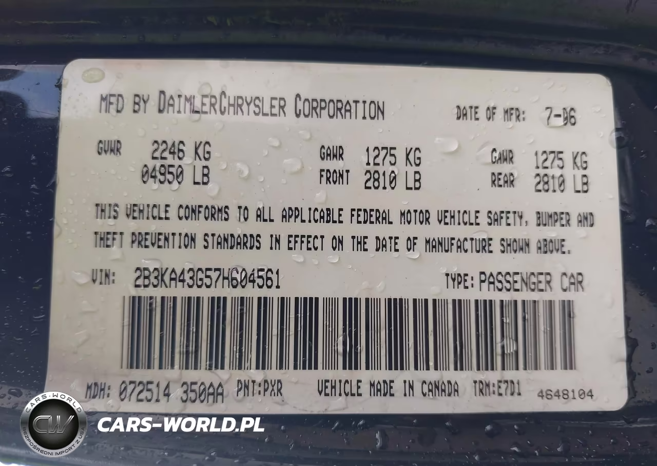 2010 Dodge Charger Sxt VIN:2B3CA3CV6AH107054 - 9