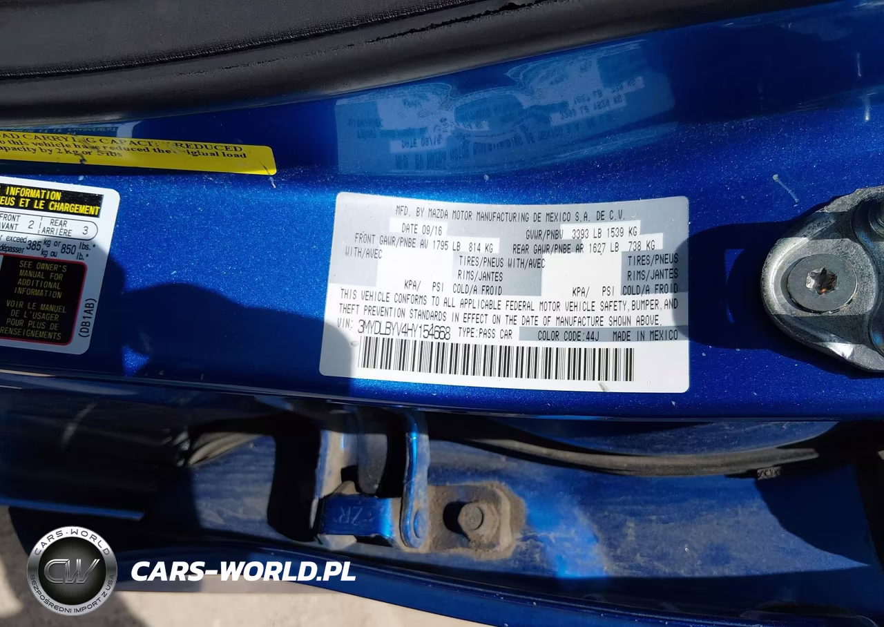 2017 Toyota Yaris Ia VIN:3MYDLBYV4HY154668 - 9