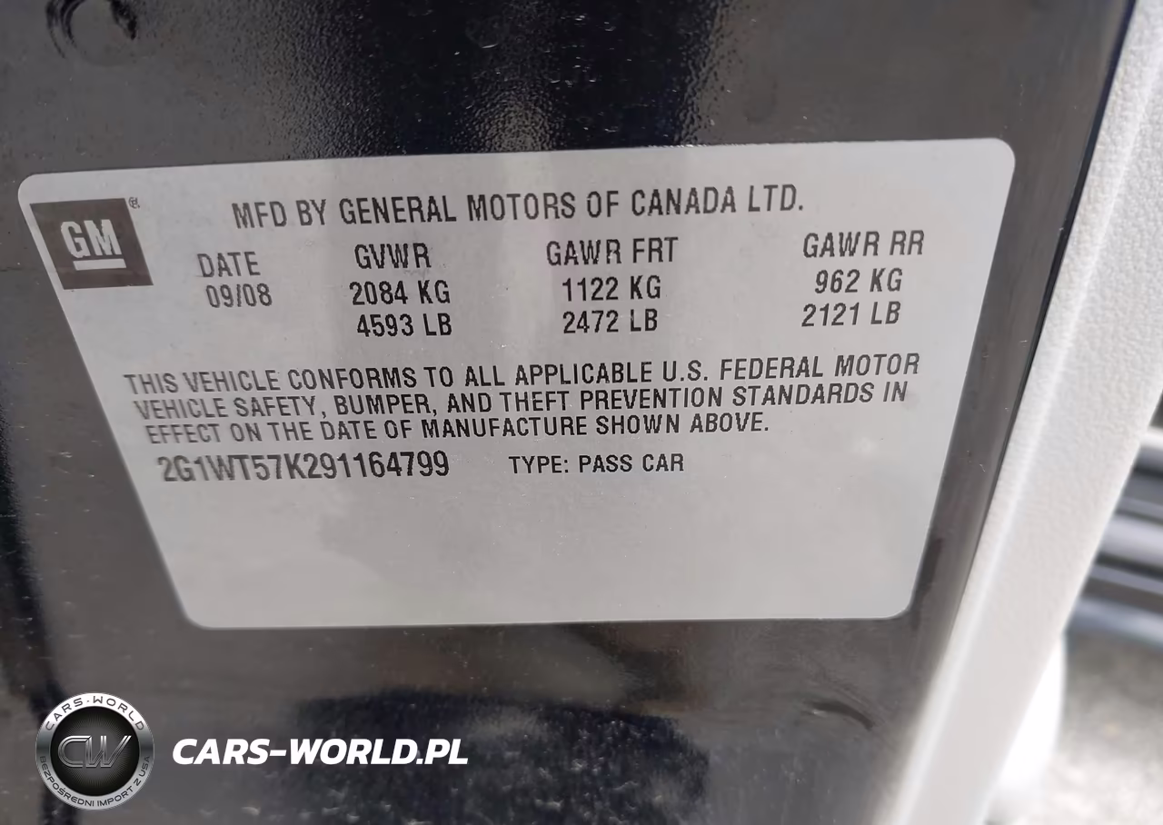 2009 Chevrolet Impala Lt VIN:2G1WT57K291164799 - 9