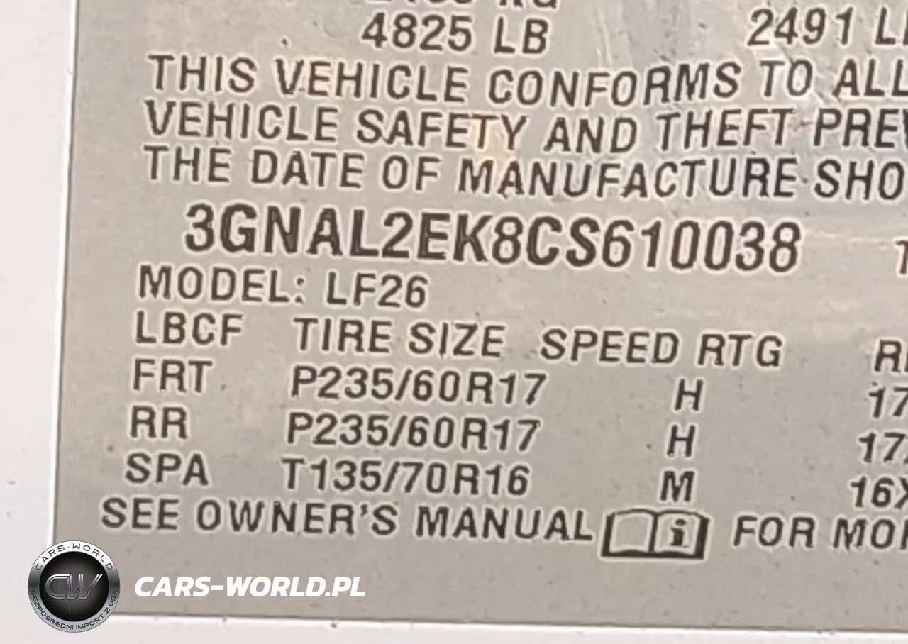 2012 Chevrolet Captiva Sport 2Ls VIN:3GNAL2EK8CS610038 - 9