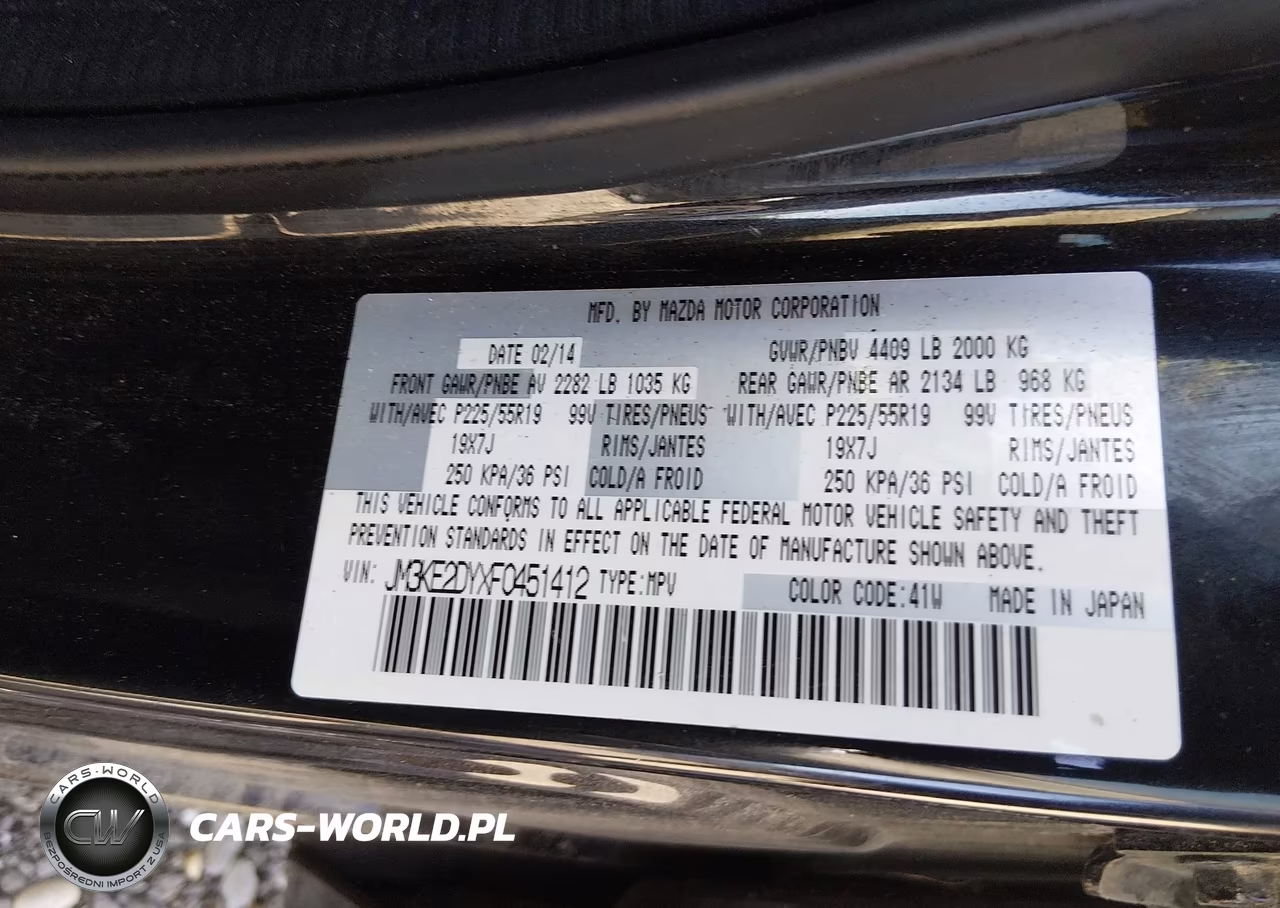 2015 Mazda Cx-5 Grand Touring VIN:JM3KE2DYXF0451412 - 9