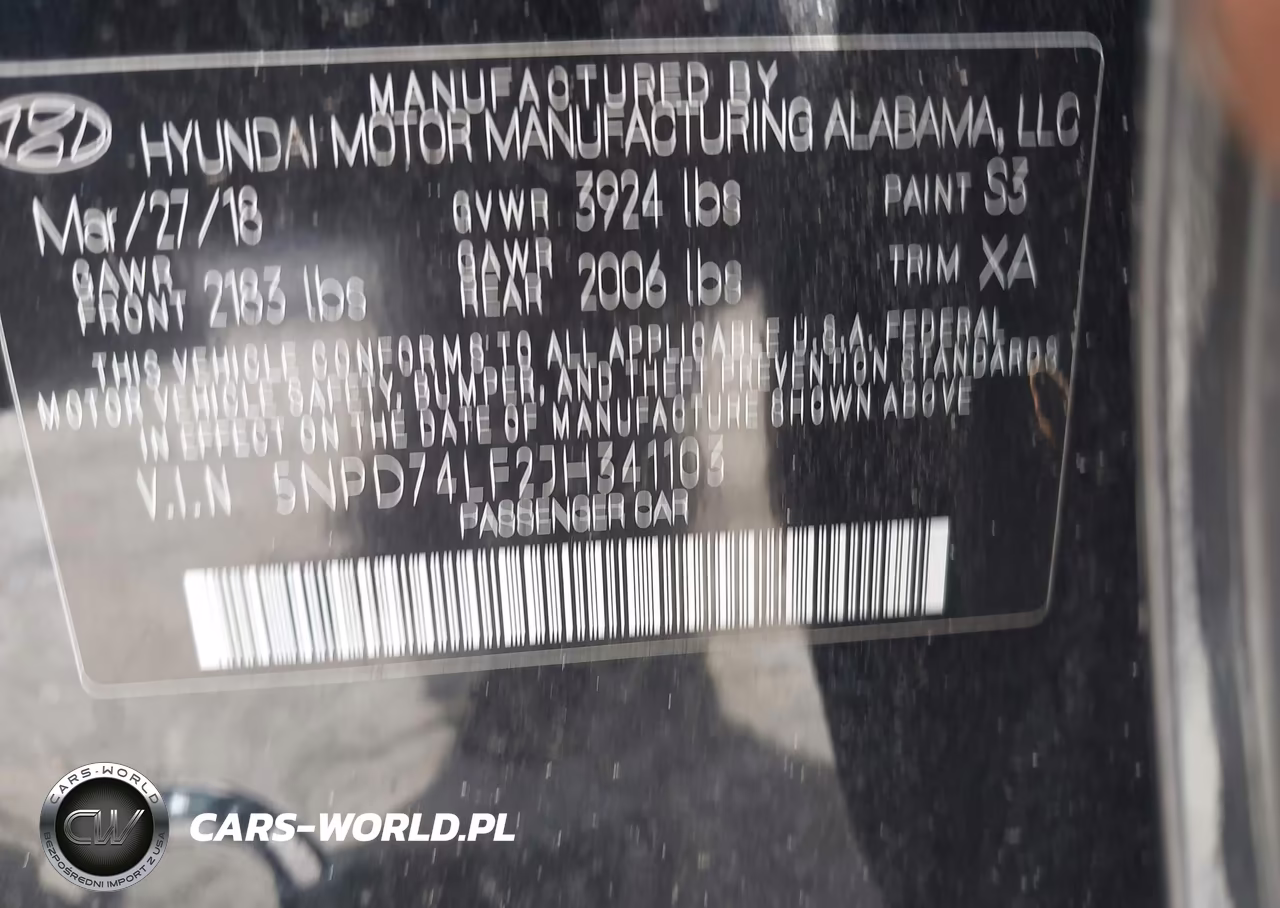 2018 Hyundai Elantra Se VIN:5NPD74LF2JH341103 - 9