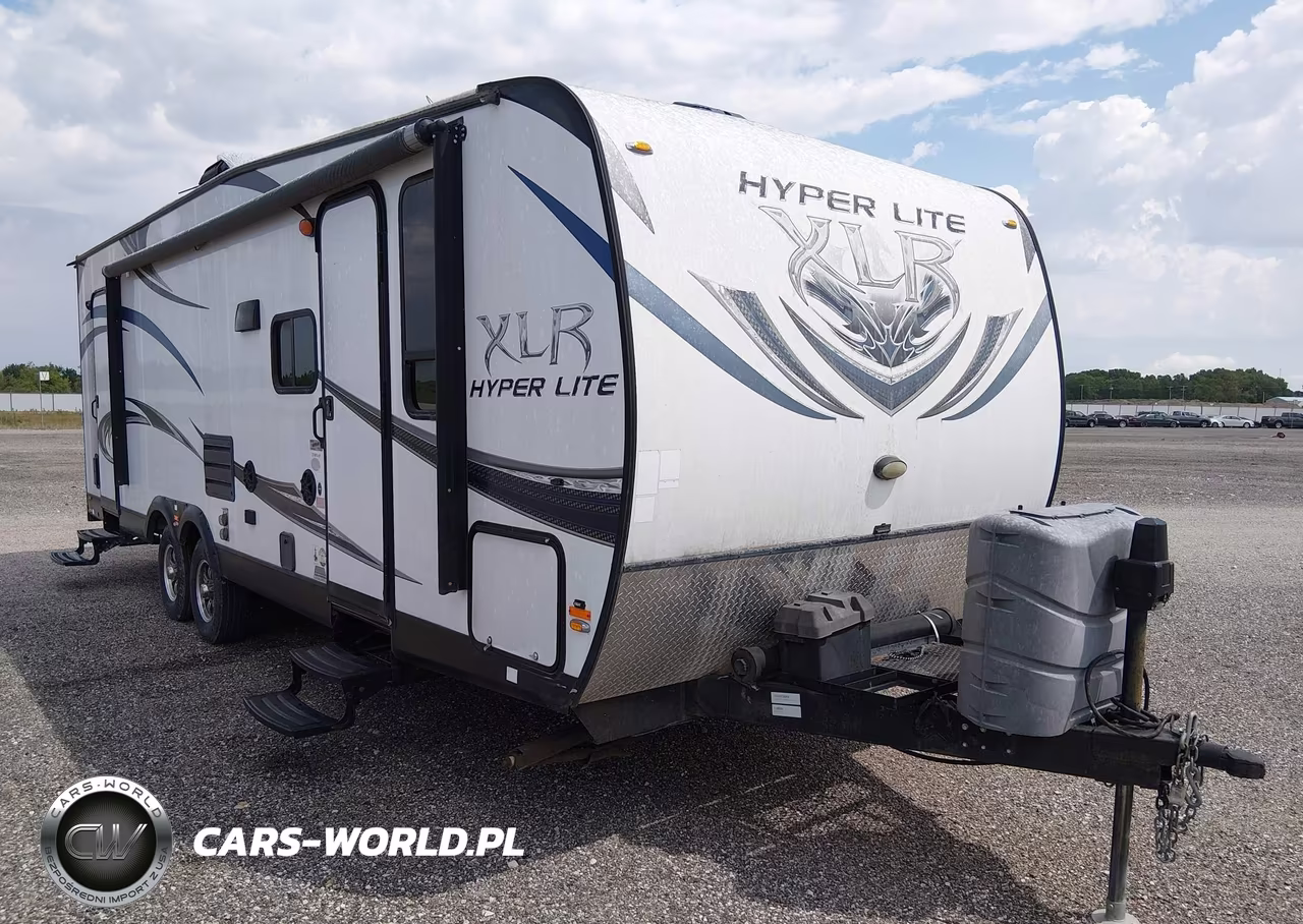 2014 Forest River Hyper Lite Xlt27Hfs Toy Hauler Travel Trailer – zdjęcie 1 z 15