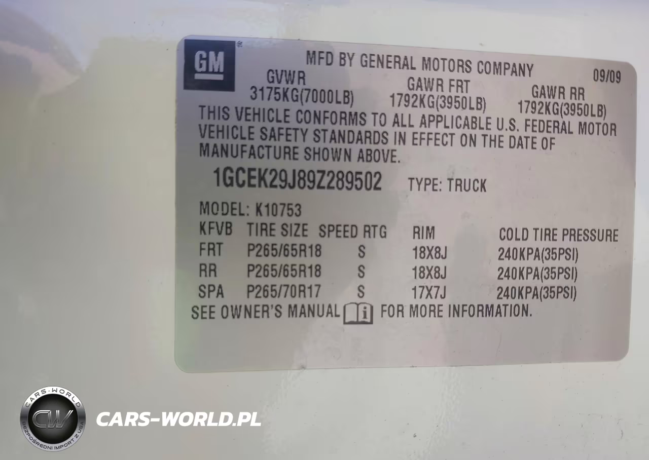 2009 Chevrolet Silverado 1500 Lt VIN:1GCEK29J89Z289502 - 9