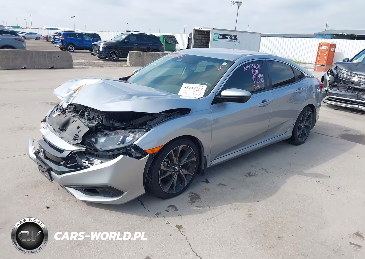 2020 Honda Civic Sport VIN:19XFC2F89LE007633 - 2