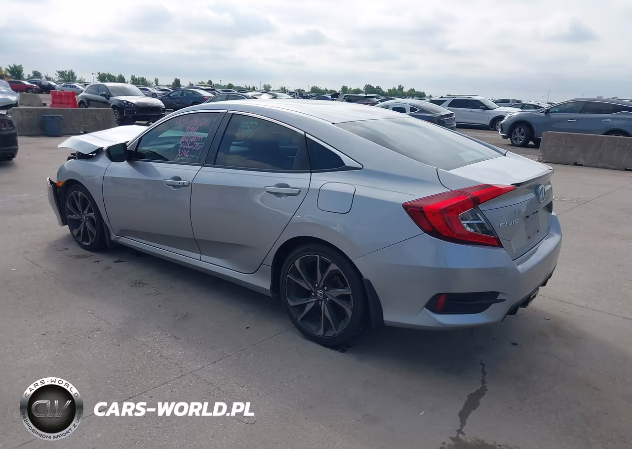 2020 Honda Civic Sport VIN:19XFC2F89LE007633 - 3