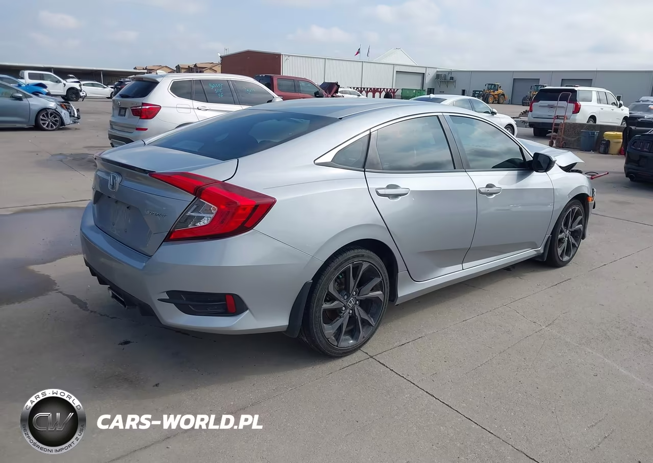 2020 Honda Civic Sport VIN:19XFC2F89LE007633 - 4