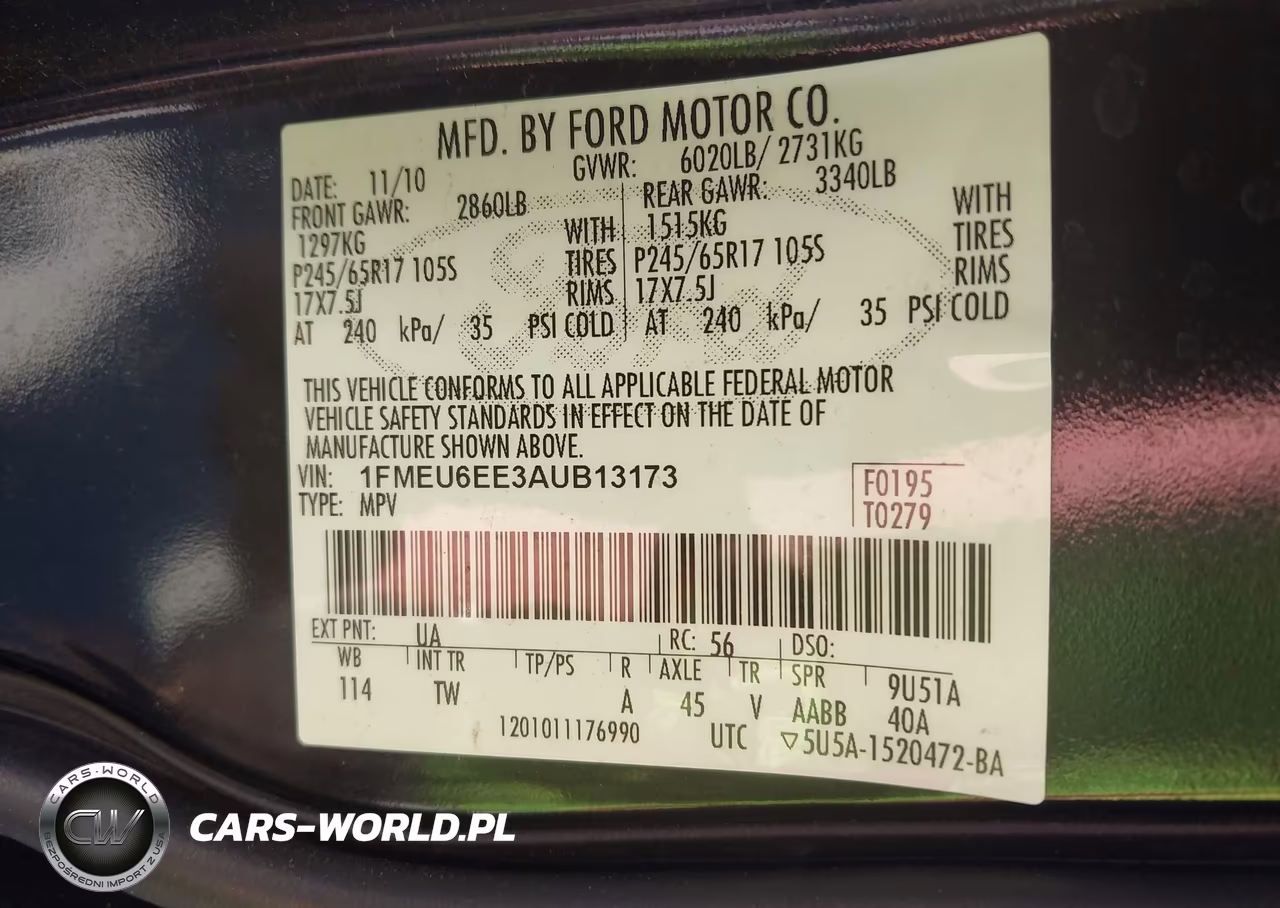 2010 Ford Explorer Eddie Bauer VIN:1FMEU6EE3AUB13173 - 9