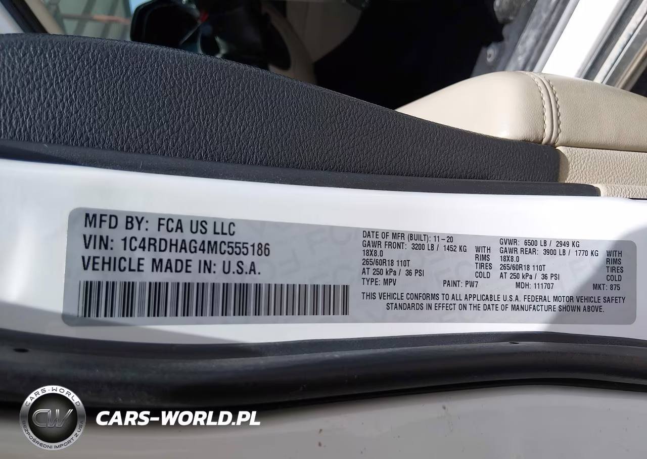 2021 Dodge Durango Sxt Rwd VIN:1C4RDHAG4MC555186 - 9