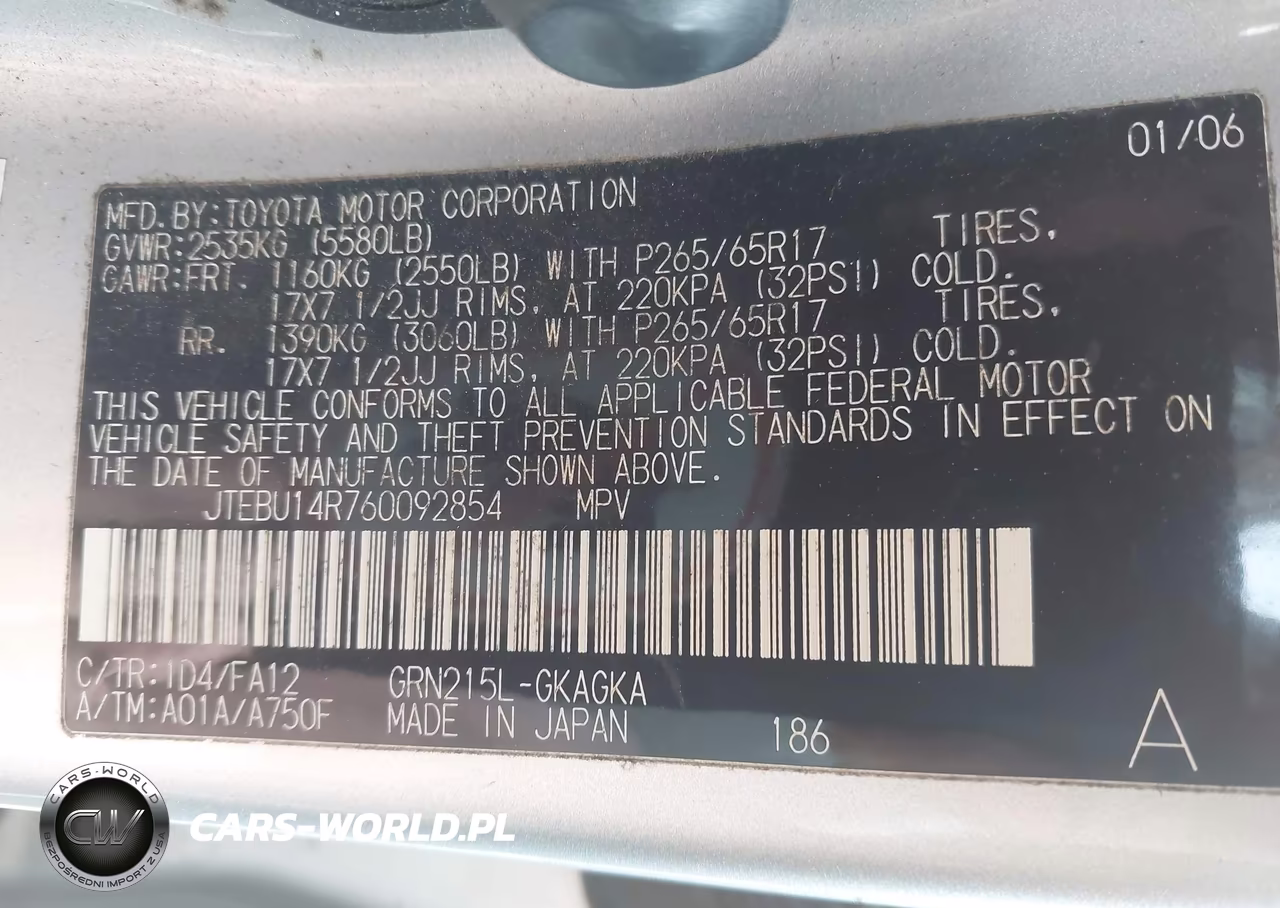 2006 Toyota 4Runner Sr5 VIN:JTEBU14R760092854 - 9