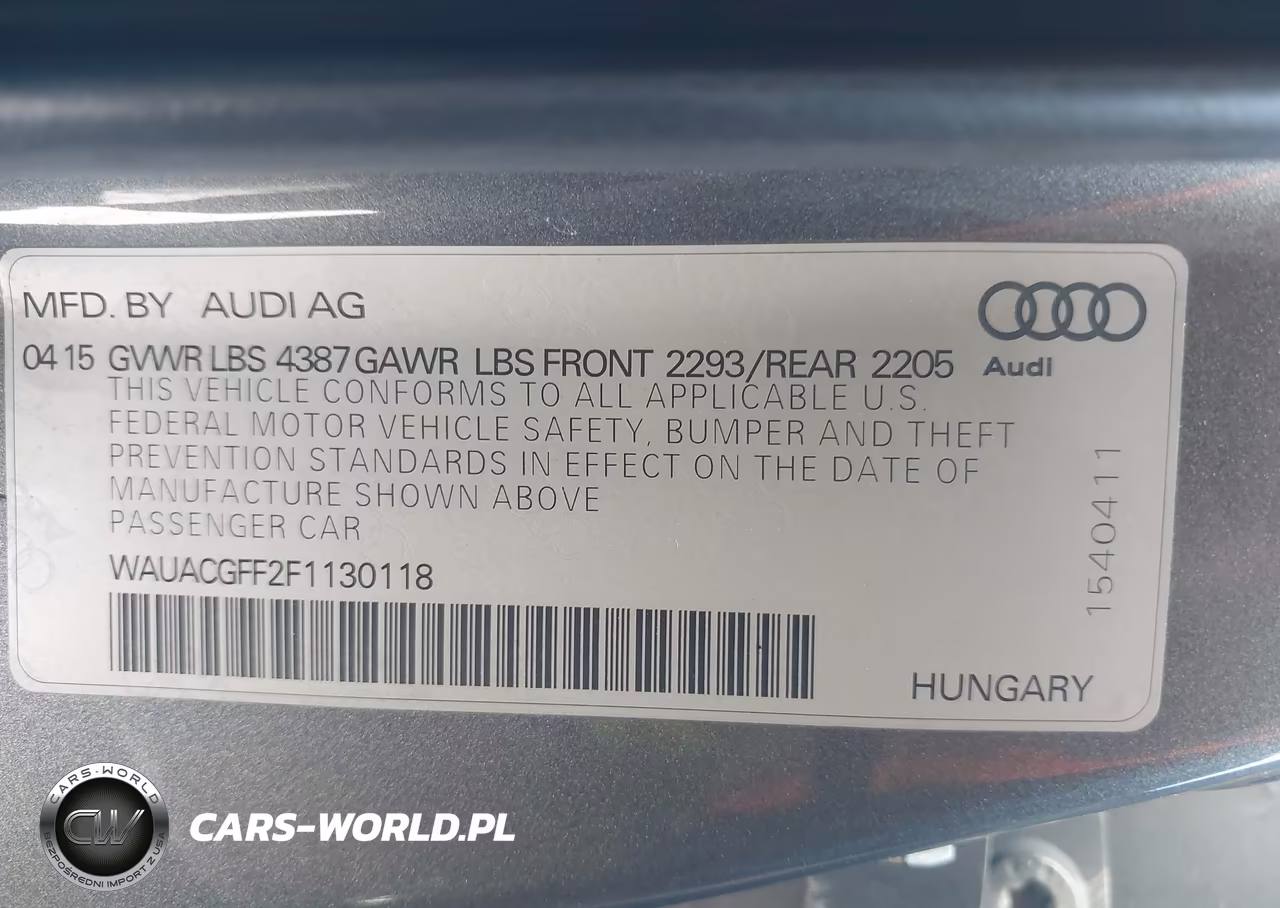 2015 Audi A3 1.8T Premium VIN:WAUACGFF2F1130118 - 9