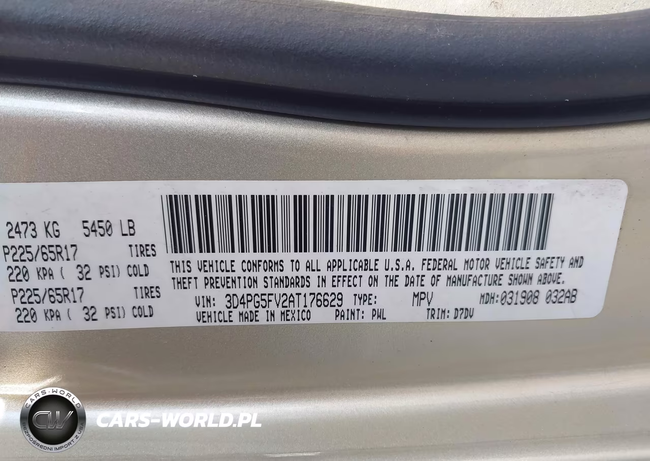 2010 Dodge Journey Sxt VIN:3D4PG5FV2AT176629 - 9