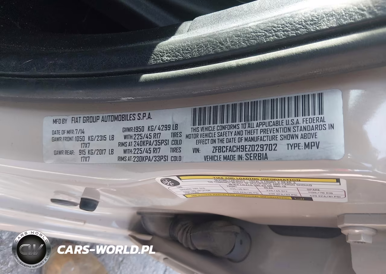 2014 Fiat 500L Lounge VIN:ZFBCFACH9EZ029702 - 9