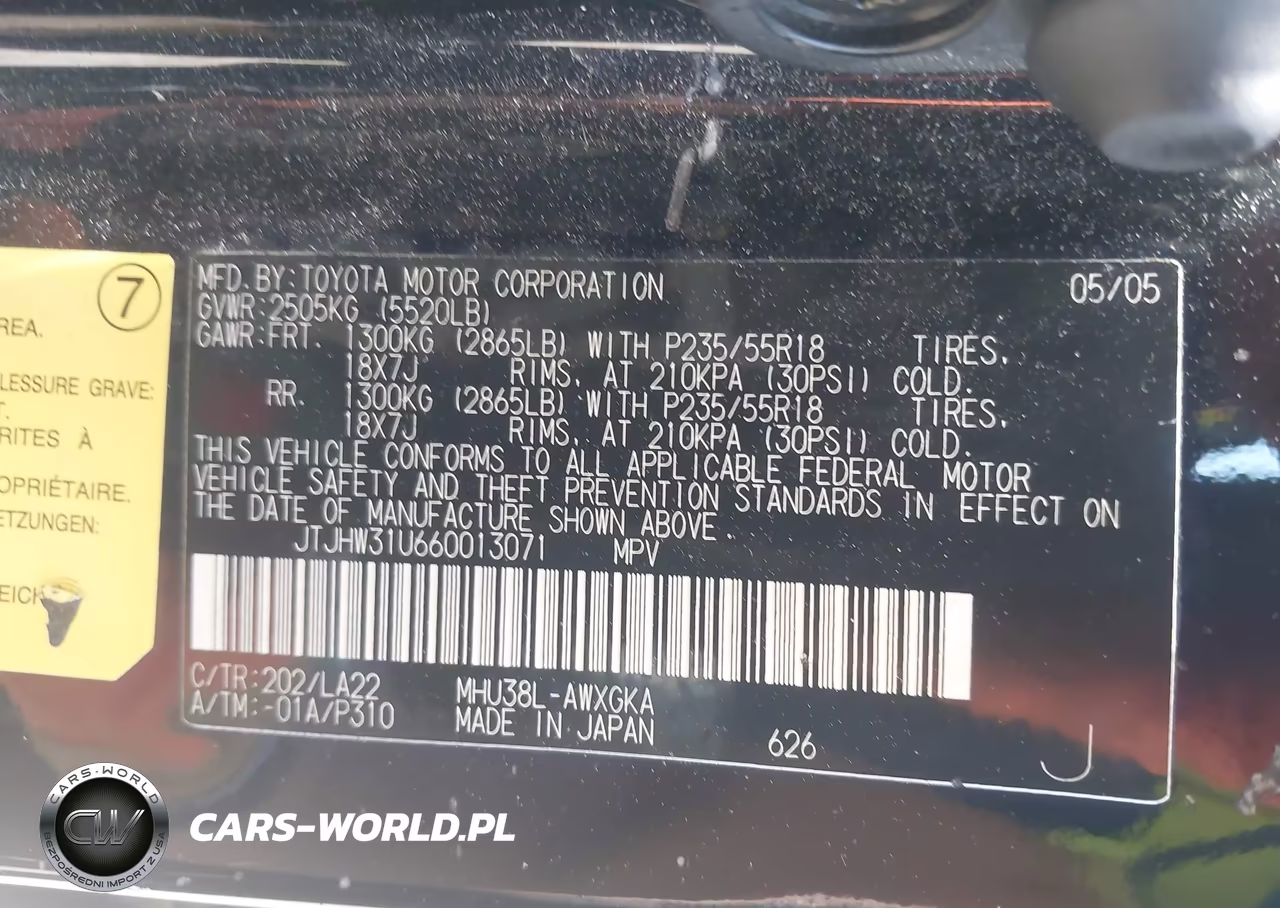 2006 Lexus Rx 400H VIN:JTJHW31U660013071 - 9