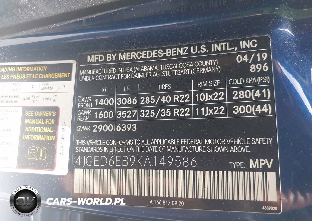 2019 Mercedes-Benz Gle Coupe 43 Amg VIN:4JGED6EB9KA149586 - 9