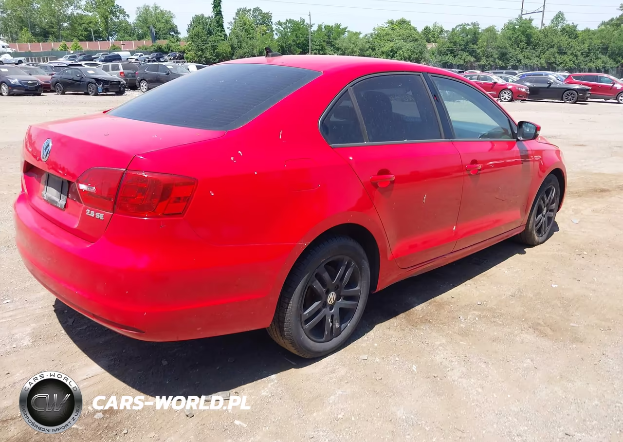 2012 Volkswagen Jetta 2.5L Se VIN:3VWDP7AJ1CM007051 - 4