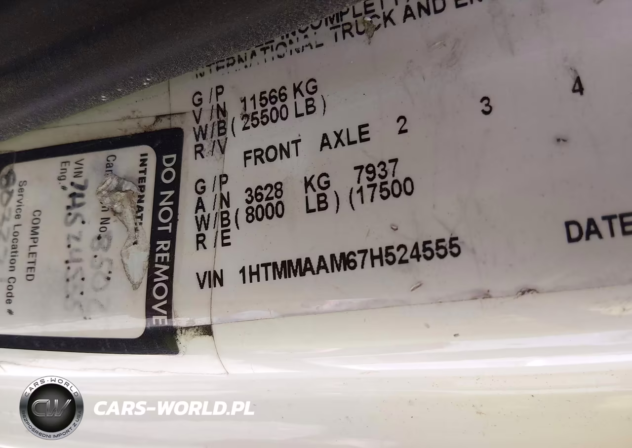 2007 International 4000 4300 VIN:1HTMMAAM67H524555 - 8
