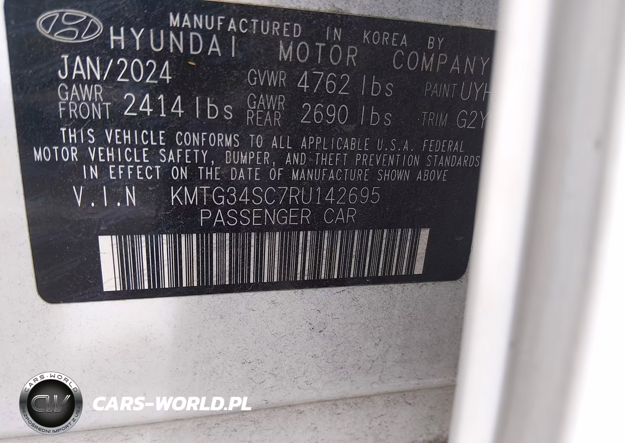2024 Genesis G70 2.5T Rwd VIN:KMTG34SC7RU142695 - 9