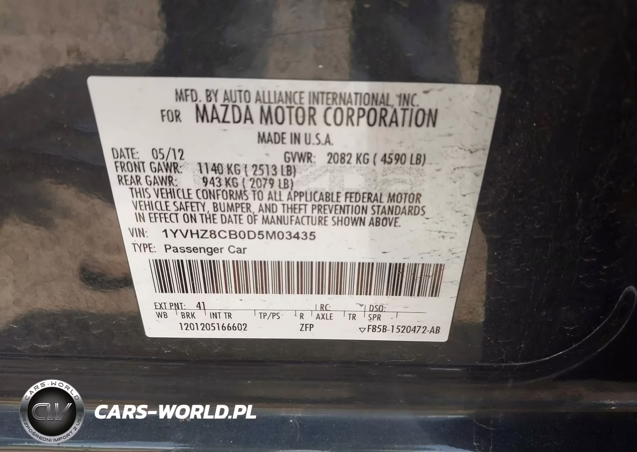 2013 Mazda Mazda6 S Grand Touring VIN:1YVHZ8CB0D5M03435 - 9