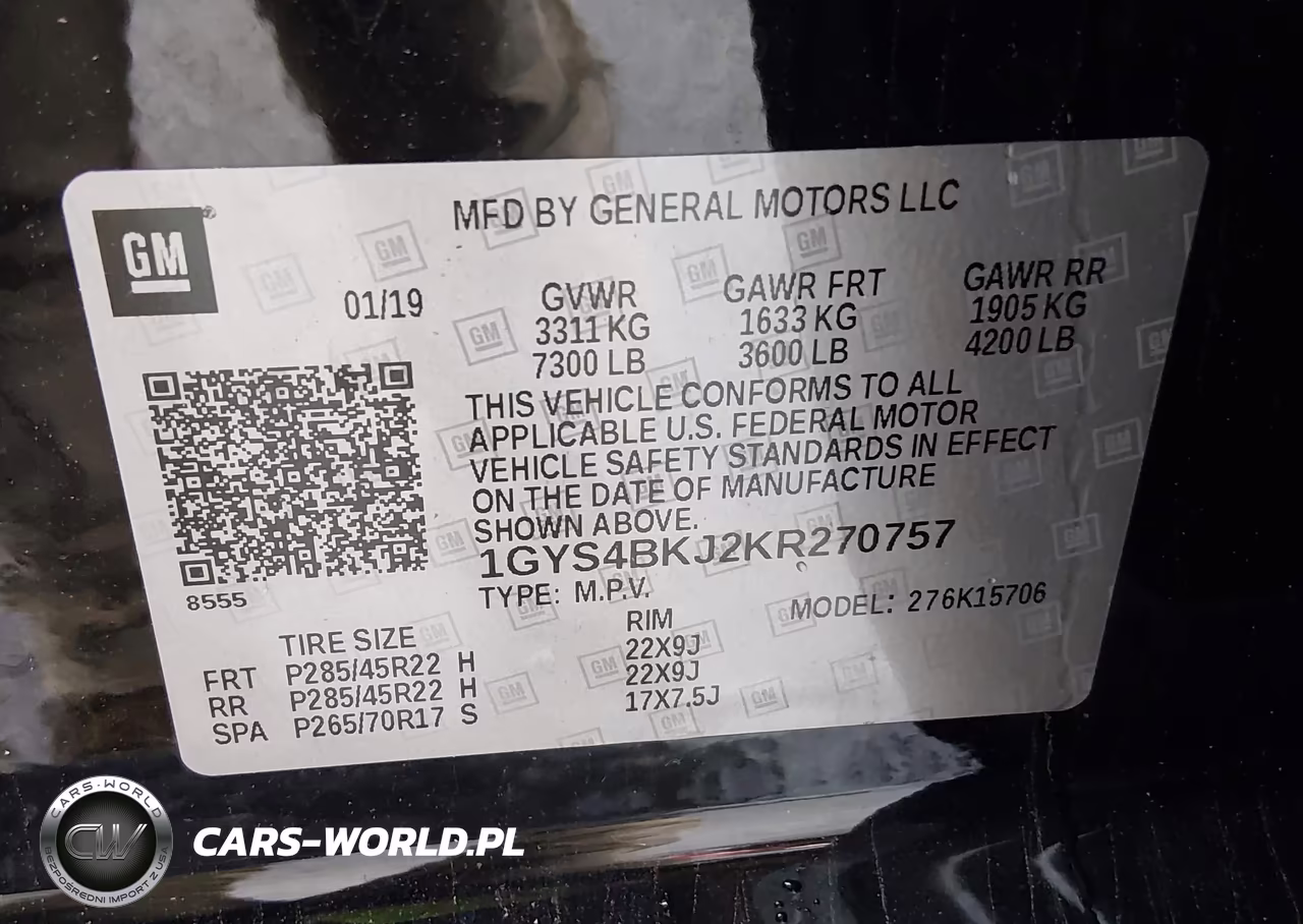 2019 Cadillac Escalade Luxury VIN:1GYS4BKJ2KR270757 - 9