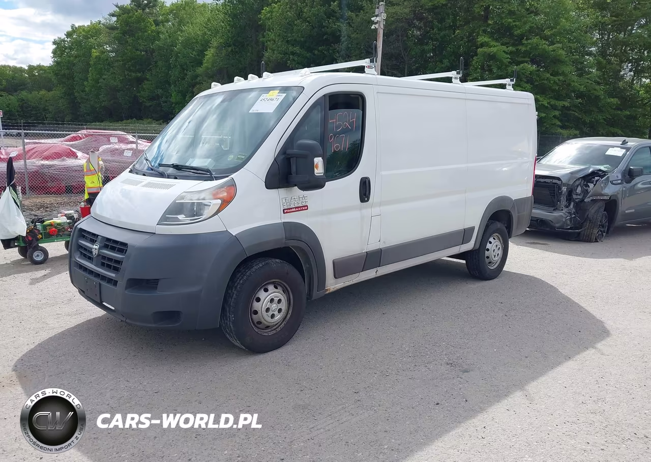 2016 Ram Promaster 1500 Low Roof VIN:3C6TRVAG9GE104135 - 2