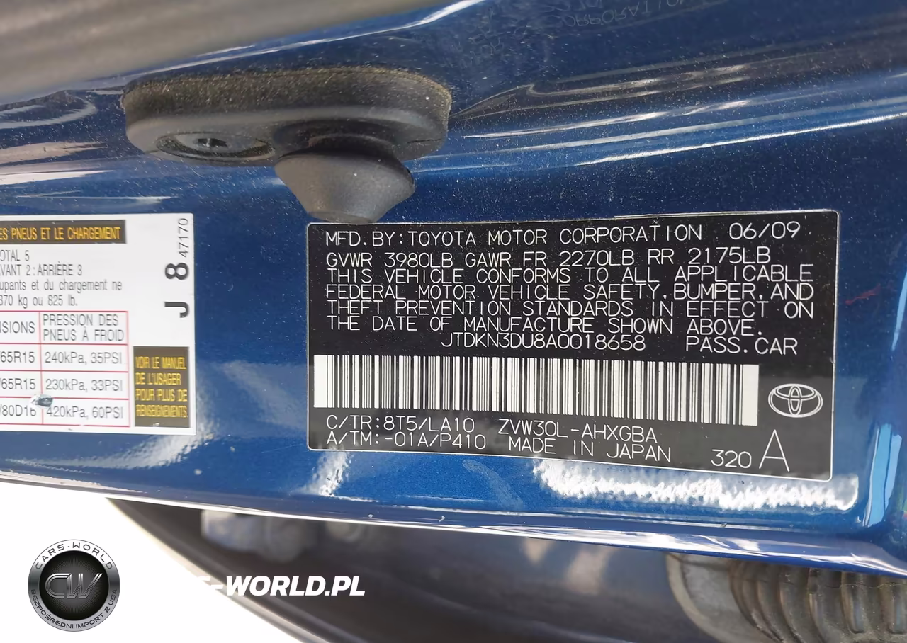 2010 Toyota Prius Iv VIN:JTDKN3DU8A0018658 - 9