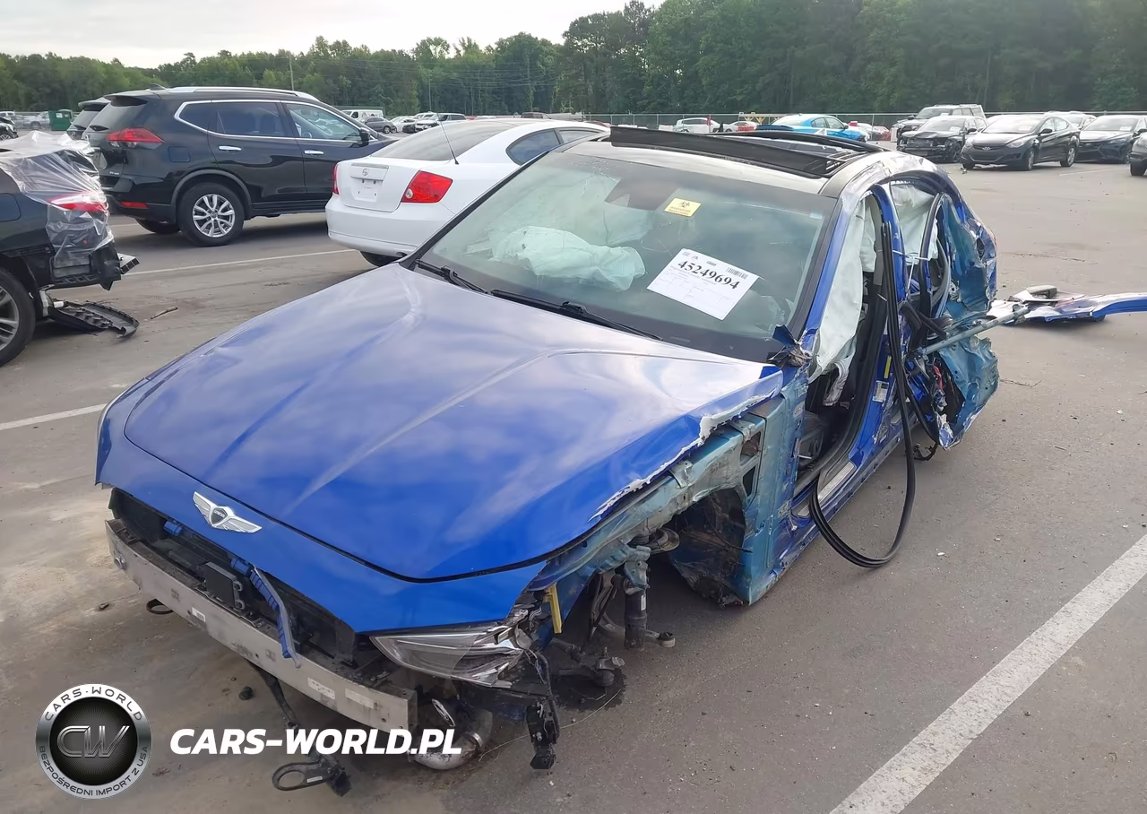 2021 Genesis G70 2.0T Rwd VIN:KMTG34LA2MU075803 - 2