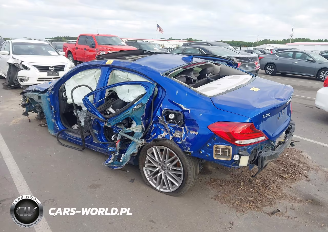 2021 Genesis G70 2.0T Rwd VIN:KMTG34LA2MU075803 - 3